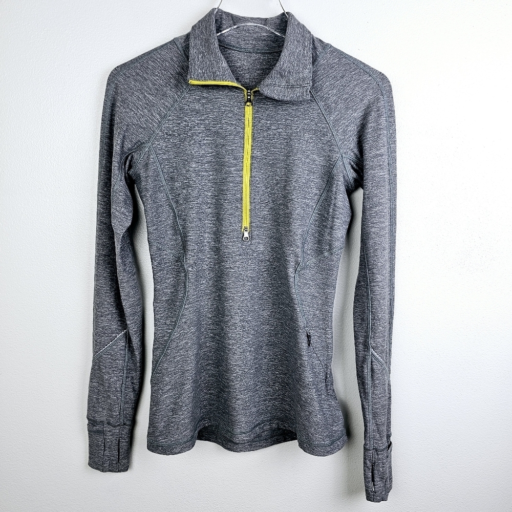 Lululemon Heather Gray 1/2 Zip Pullover